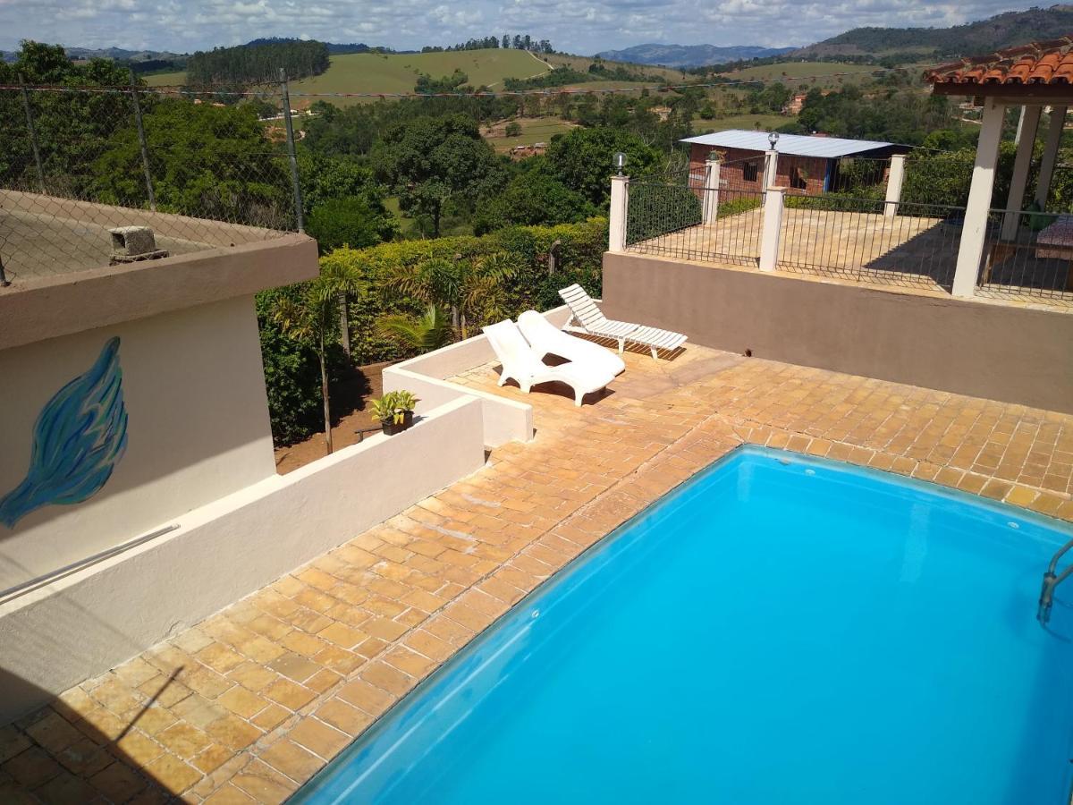 Paraiso Em Serra Negra Lindoia Com Linda Paisagem Bagian luar foto